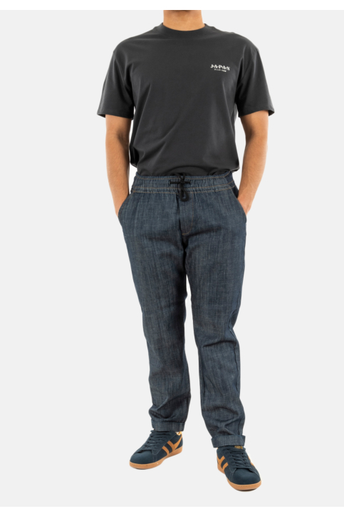 Pantalons japan rags hasuko 3001 blue main product photo