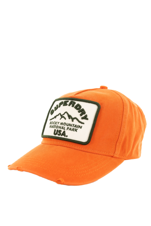 Casquettes superdry graphic trucker 8ux denim co rust orange main product photo