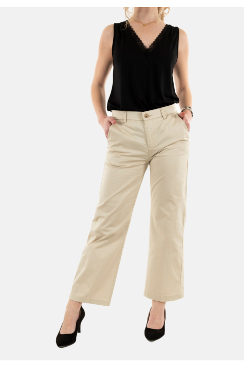 Pantalons yes zee p335 fs00 0222 beige main product photo