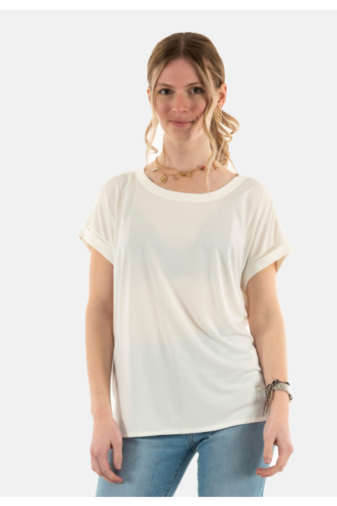 Tee shirt Le Temps Des Cerises petra 1107 vanilla main product photo