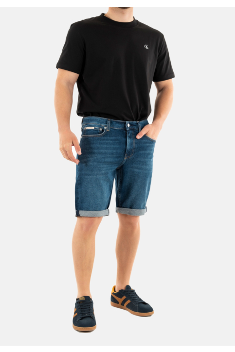 Shorts bermudas calvin klein jeans j30j327184 1bj denim dark main product photo