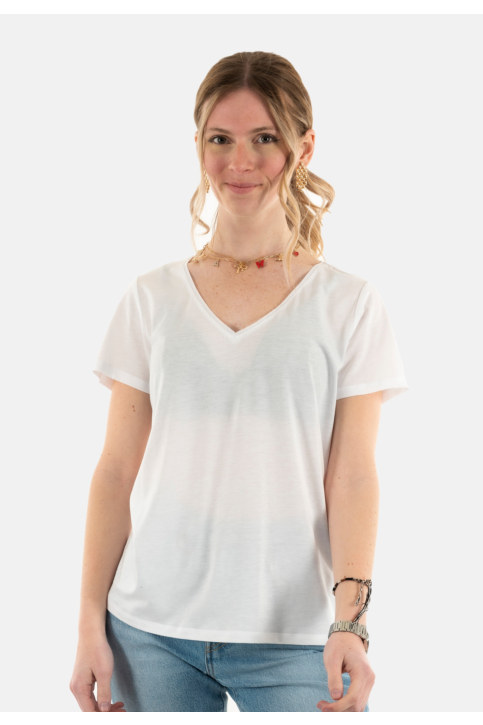 Tee shirt lola espeleta ts304s25 063 white main product photo