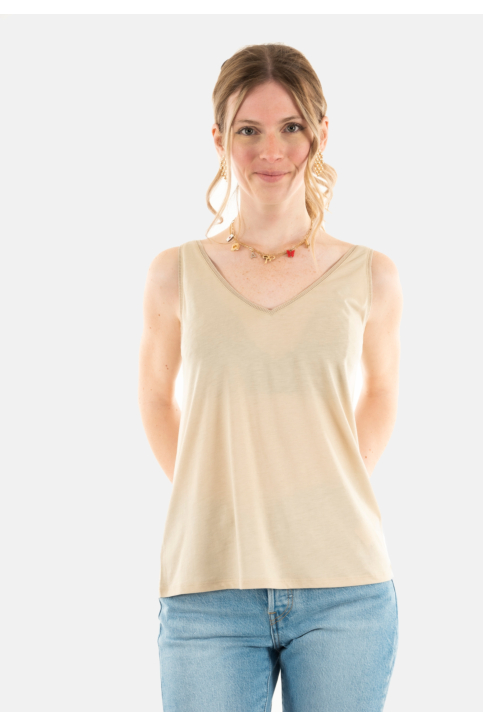 Debardeurs lola espeleta db301s25 058 sable main product photo