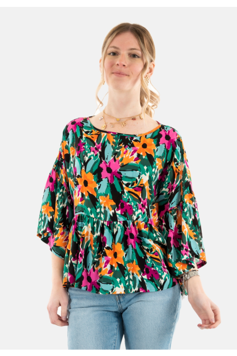 Tee shirt lola espeleta tp120s25 469 brush flower main product photo