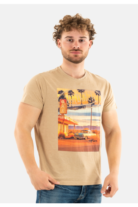 Tee shirt von dutch road b beige main product photo