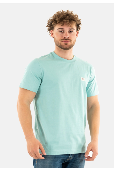 Tee shirt calvin klein jeans woven label regular mr5 fresh mint main product photo