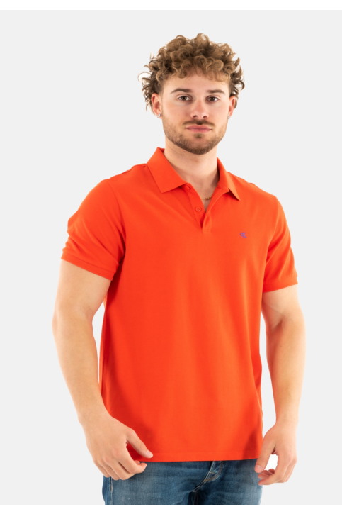 Polos calvin klein jeans ss monogram pique tnc red alert main product photo