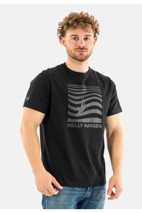 Tee shirt helly hansen shoreline 990 black main product photo