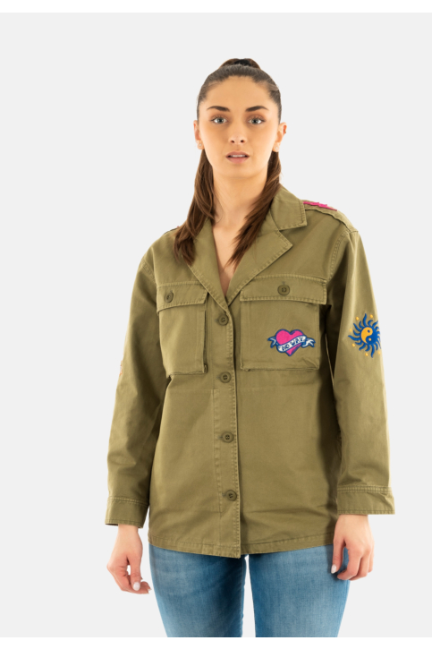 Blousons et vestes freeman t. porter venty summer patches co27-p f760 light khaki main product photo