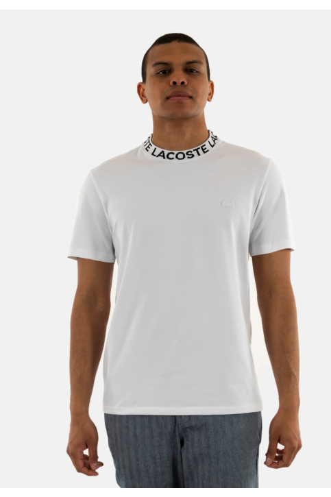 Tee shirt lacoste th9582 001 blanc main product photo