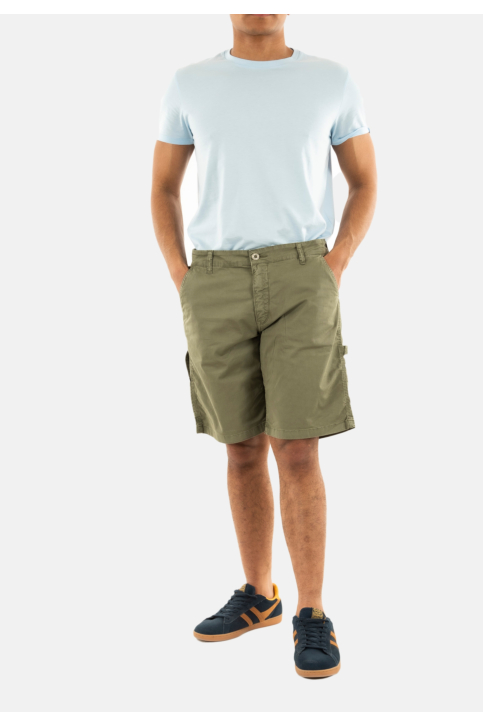 Shorts bermudas Le Temps Des Cerises nox 9968 pesto main product photo