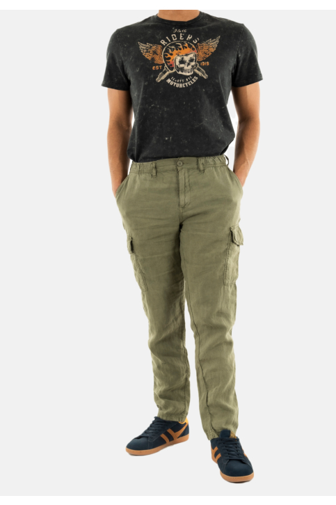 Pantalons schott russel light kaki main product photo