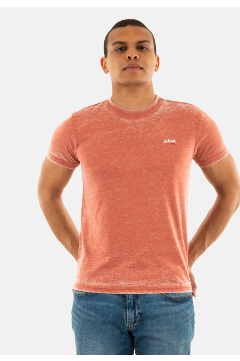 Tee shirt schott strike1 rust main product photo
