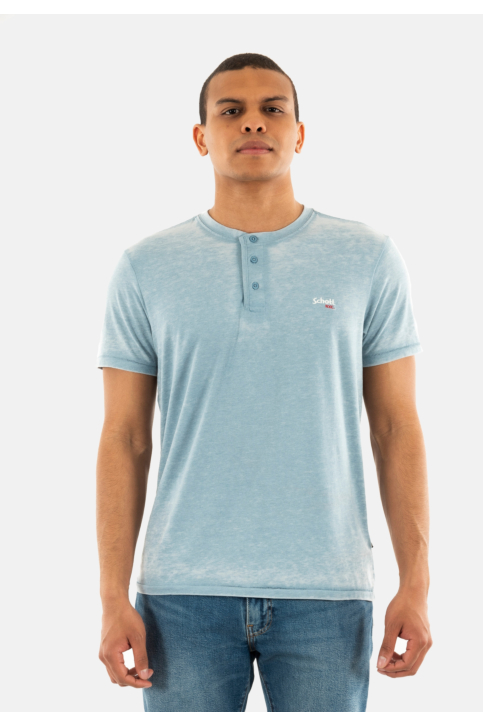 Tee shirt schott strike2 azur main product photo