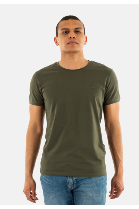 Tee shirt Benson & Cherry twist kaki main product photo