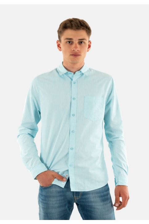 Chemise Le Temps Des Cerises biros 3249 azur main product photo