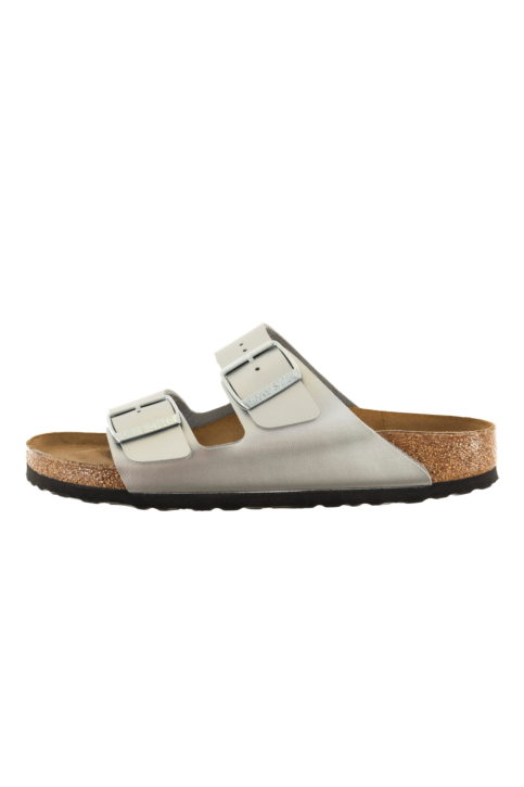 Sandales - nu-pieds birkenstock arizona bf narrow 02193 -  silver main product photo