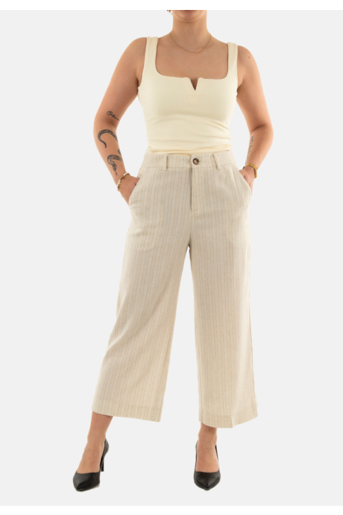 Pantalons grace & mila romain_13245 beige main product photo