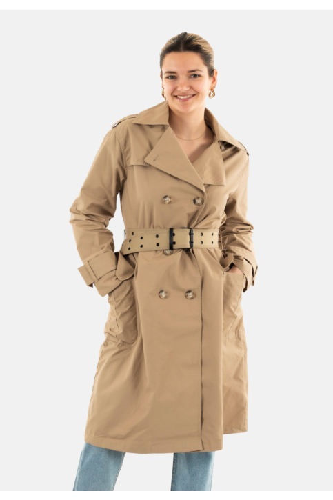 Blousons et vestes schott phoebew army beige main product photo