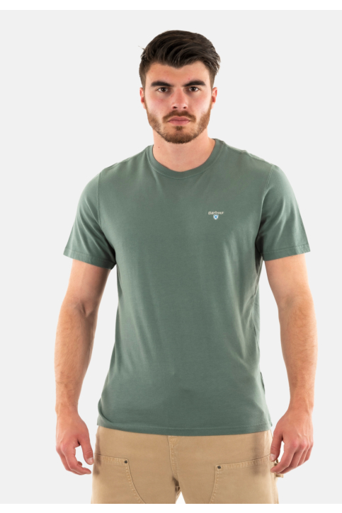 Tee shirt barbour tartan sports te31 vintage teal/north shore main product photo