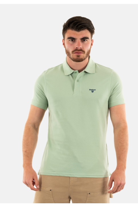 Polos barbour lightweight sports polo shirt gn12 pale apple main product photo