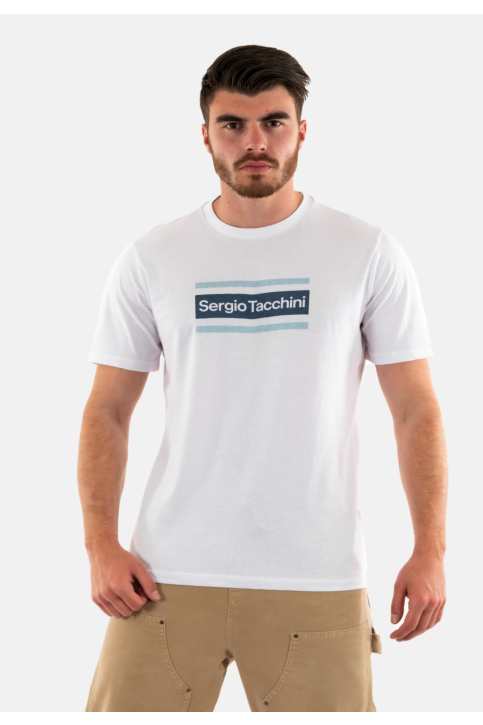 Tee shirt sergio tacchini lared 025 1006-wht/bbe main product photo