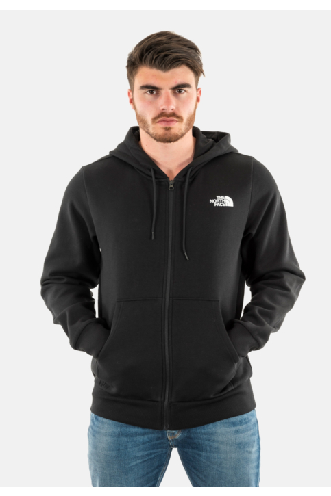 Sweat the north face simple dome full zip jk3 tnf black main product photo