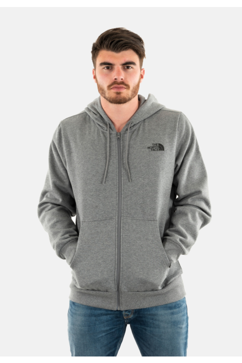 Sweat the north face simple dome full zip dyy tnfmediumgryhtr main product photo