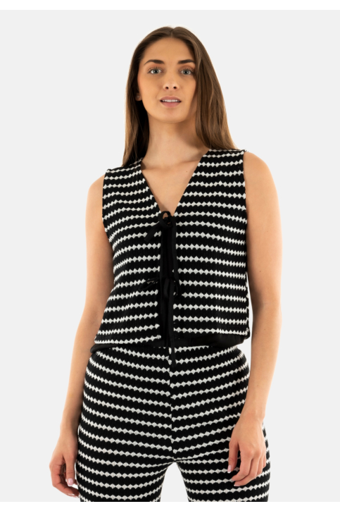 Chemisier manches courtes only eva black cloud dancer main product photo