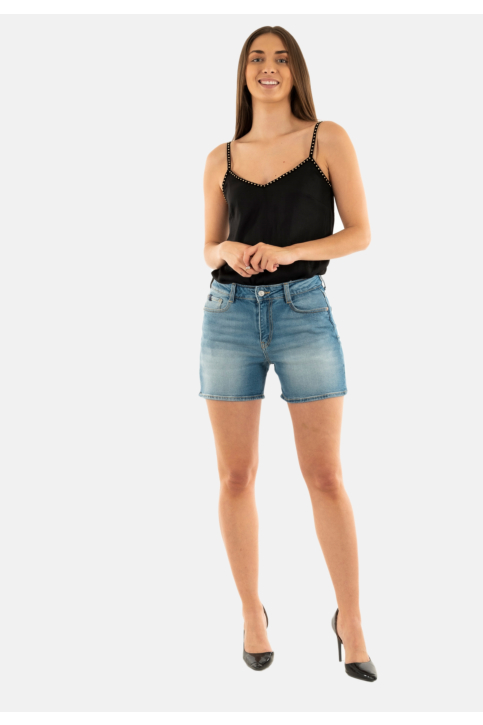 Short bermuda Le Temps Des Cerises muda 3001 blue main product photo