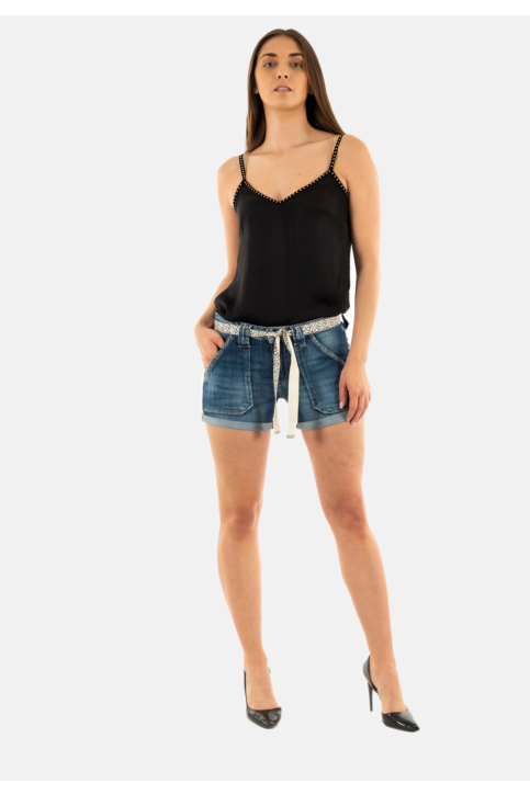 Short bermuda Le Temps Des Cerises bloom 3001 blue main product photo