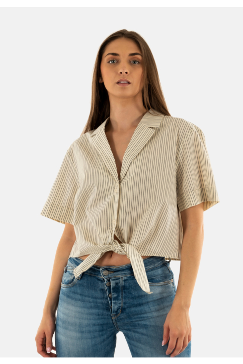 Chemisier manches courtes grace & mila ruth_13285 ecru main product photo