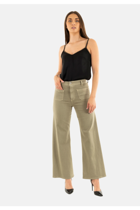 Jeans please p0r5 3649 nuovo kaki main product photo