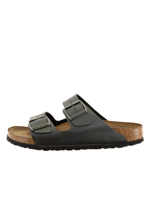 Sandales - nu-pieds birkenstock arizona bf narrow 00113 -  metallic black main product photo