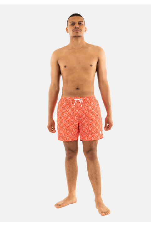 Maillot de bains jott niolon monogram 30d mono flame red main product photo