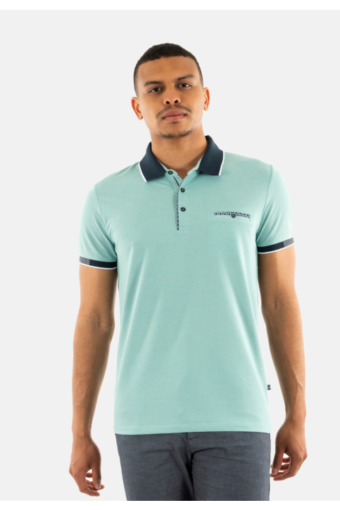 Polos Benson & Cherry girac vert d'eau main product photo