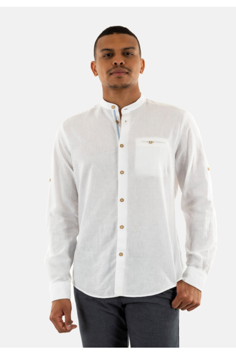 Chemise Benson & Cherry lattice blanc main product photo