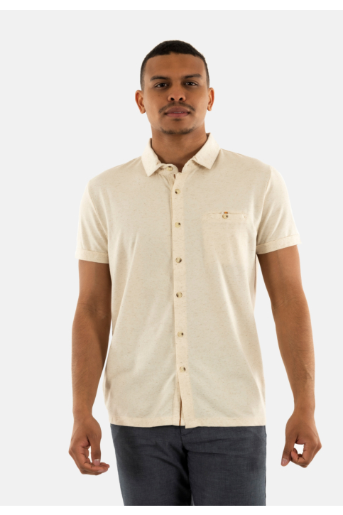 Chemise manches courtes Benson & Cherry lurgaon beige main product photo