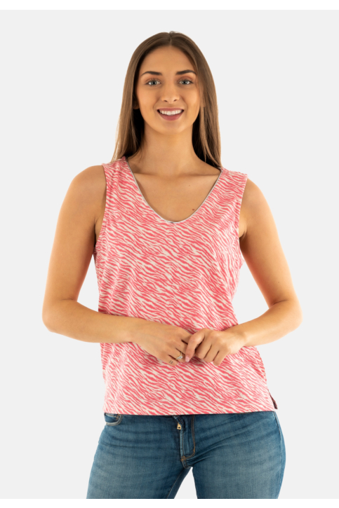 Debardeurs only nila camellia rose zebra main product photo