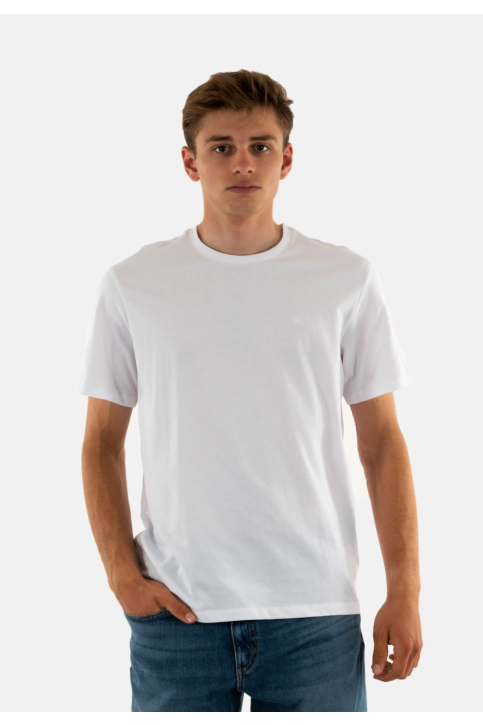 Tee shirt calvin klein jeans smooth cttn solid yaa brilliant white main product photo