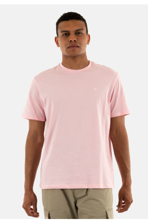 Tee shirt calvin klein jeans smooth cttn solid tfs rose shadow main product photo