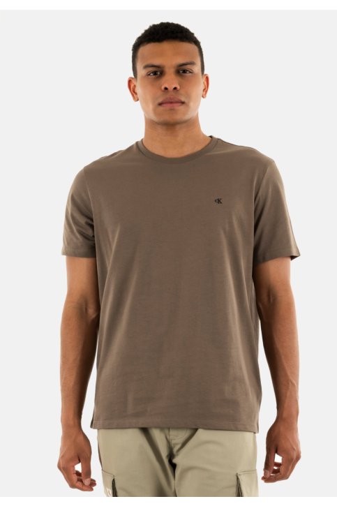 Tee shirt calvin klein jeans smooth cttn solid pdk morel main product photo