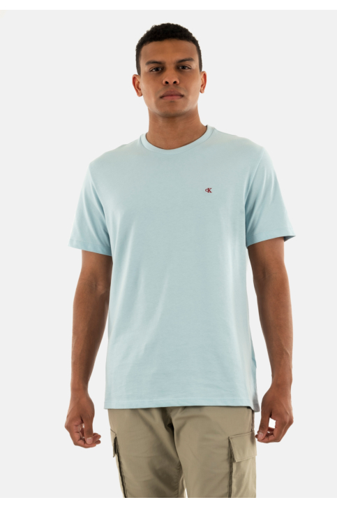 Tee shirt calvin klein jeans smooth cttn solid 3ud winter sky main product photo