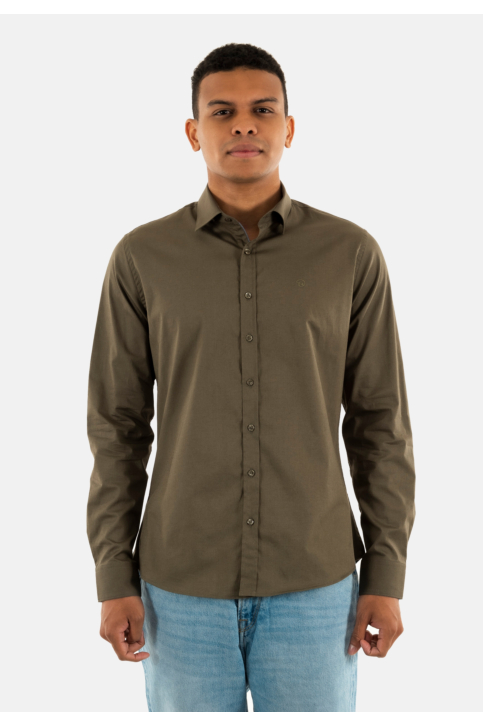 Chemise Benson & Cherry lupinne kaki main product photo