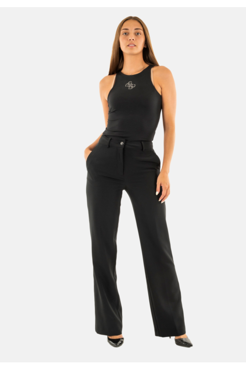Pantalons guess jeans new carla jblk jet black a996 main product photo
