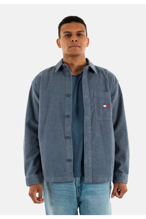 Chemise tommy jeans brick cord overs po6 blue moment main product photo