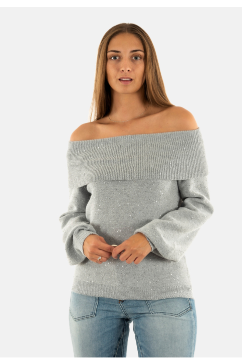 Pull hiver molly bracken la1802dn gris main product photo