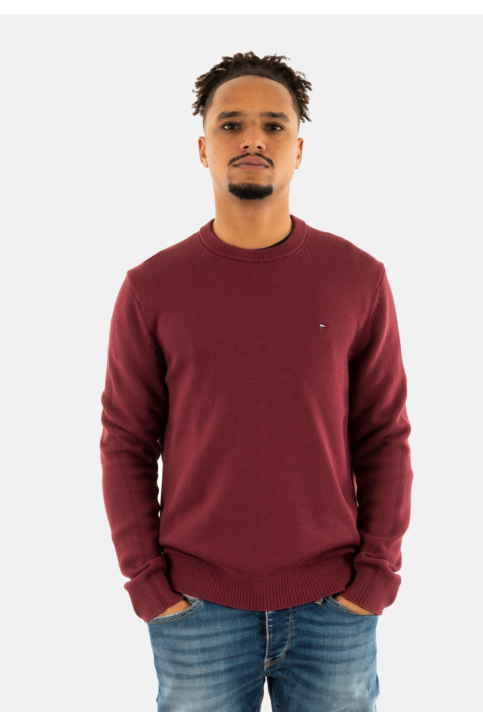 Sweat tommy jeans slim ess xiu red wine main product photo
