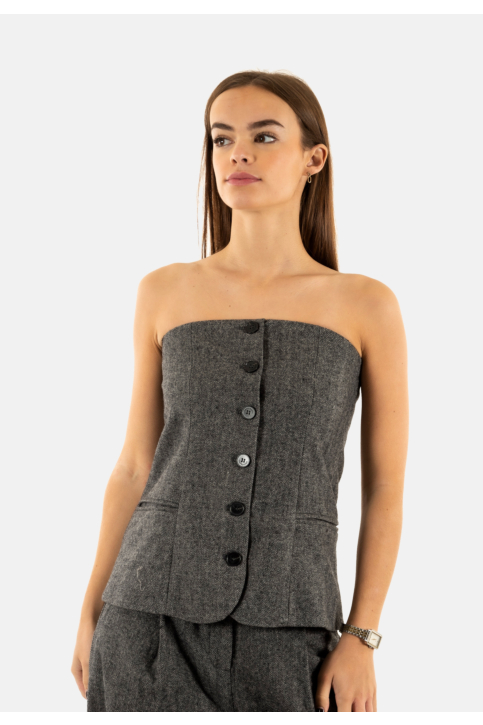 Chemisier grace & mila tandem anthracite main product photo