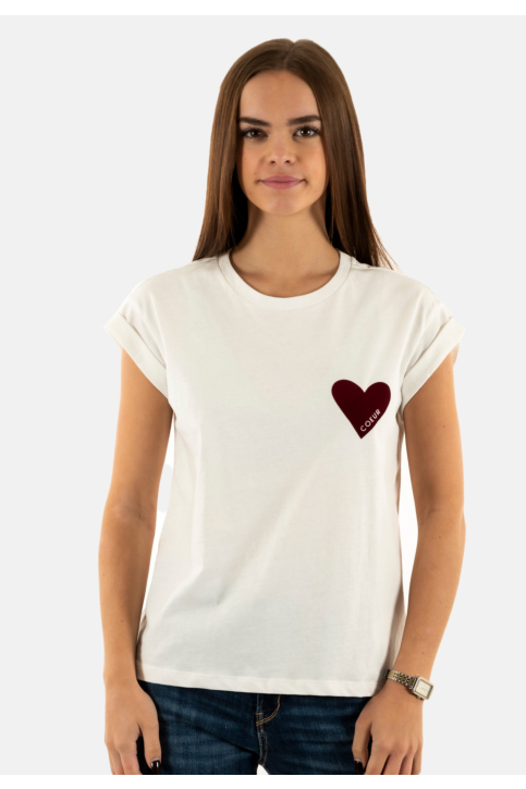 Tee shirt grace & mila take bordeaux main product photo